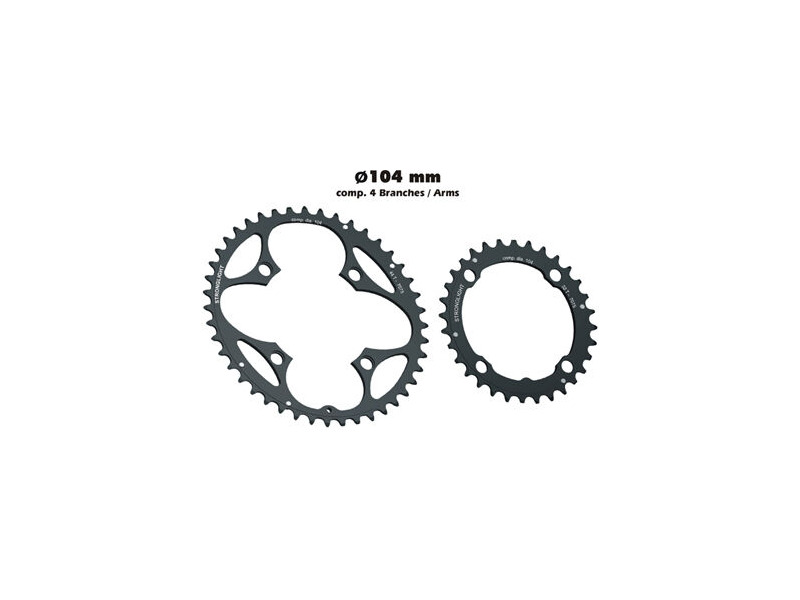 STRONGLIGHT 104 BCD Zicral Outer Chainring click to zoom image