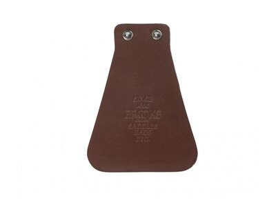 BROOKS Leather Mudflap  Brown  click to zoom image