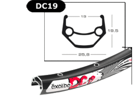 EXAL DC19 Rim