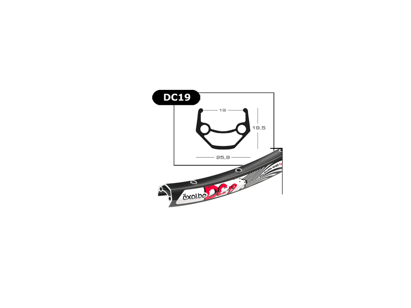 EXAL DC19 Rim click to zoom image