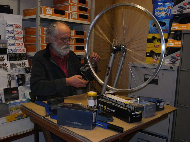 SPA CYCLES Handbuilt Wheel Rear, Choice of rim/Tiagra hub click to zoom image