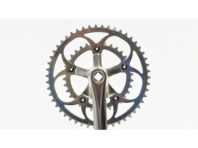 SPA CYCLES TD-2 Touring Double Chainset with custom TA Chainrings click to zoom image