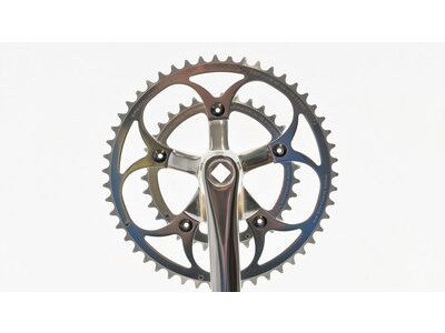 SPA CYCLES TD-2 Touring Double Chainset with custom TA chainrings click to zoom image