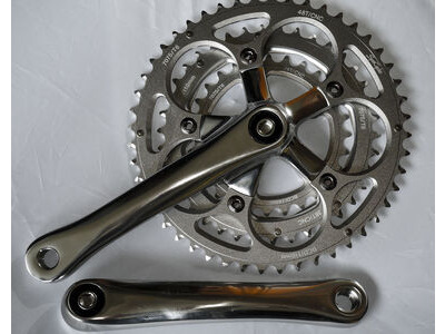 SPA CYCLES TD-2 Touring Triple Chainset with Zicral Rings click to zoom image