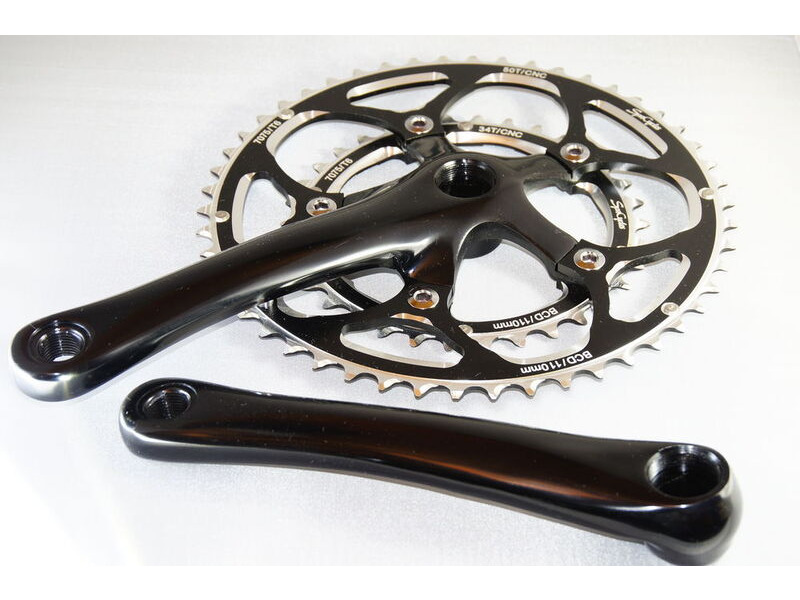 SPA CYCLES TD-2 Double Chainset with Zicral Rings click to zoom image