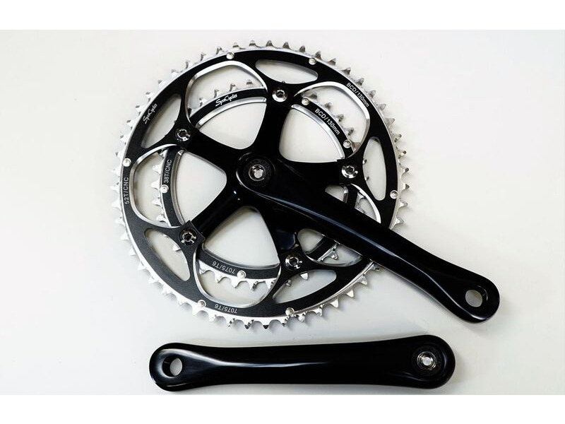 SPA CYCLES RD-2 Double Chainset with Zicral Rings click to zoom image