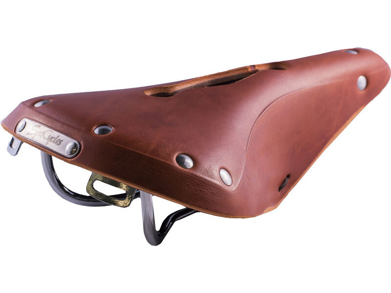 SPA CYCLES Nidd Open Leather Saddle click to zoom image