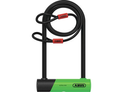 ABUS Ultra 410 D-Lock 230mm & Cobra 10/120 Loop Cable