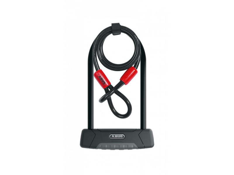 ABUS Granit Plus 470 D-Lock 230mm & Cobra 10/120 Loop Cable click to zoom image