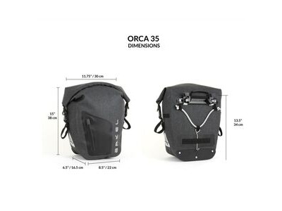 ARKEL Orca Panniers 35L (Pair) click to zoom image