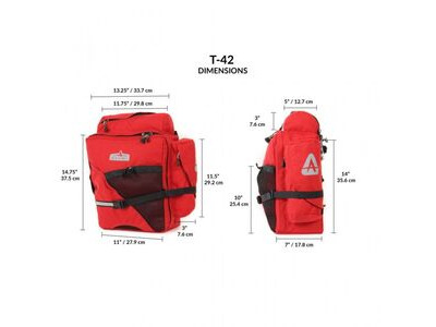 ARKEL T-42 Classic Touring Panniers 42L (Pair) click to zoom image