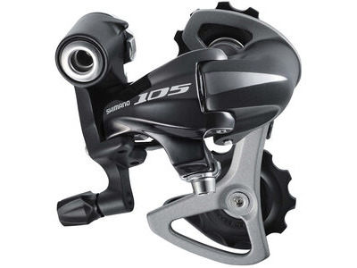 SHIMANO 105 RD-5701 Rear Mech SS Short Cage Black  click to zoom image