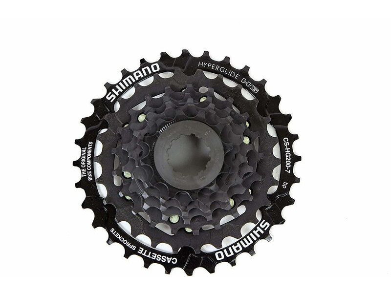 SHIMANO 7spd CS-HG200 Cassette click to zoom image