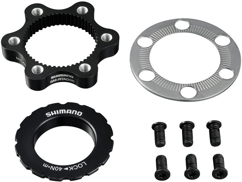 SHIMANO SM-RTAD05 6-bolt rotor to Centre-Lock hub disc adapter click to zoom image