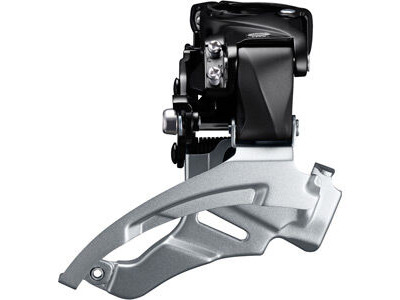 SHIMANO Altus FD-M2000 Front Mech  Silver/Black Down (conventional) Swing  click to zoom image