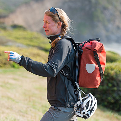 ortlieb pannier carrying system