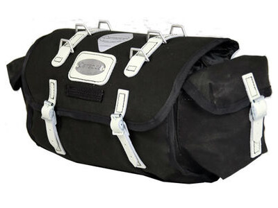 CARRADICE Barley Saddlebag  Black/White  click to zoom image