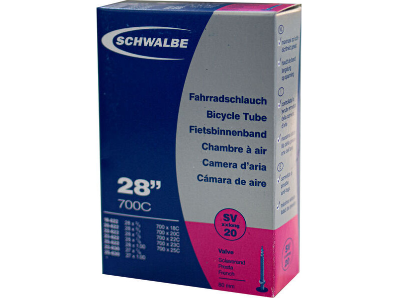 SCHWALBE Inner Tubes XXL Valve Extra Light click to zoom image