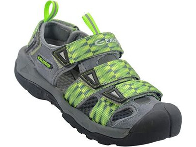 EXUSTAR SS 515 Sandal 41/42 Grey/lime SS 515A click to zoom image
